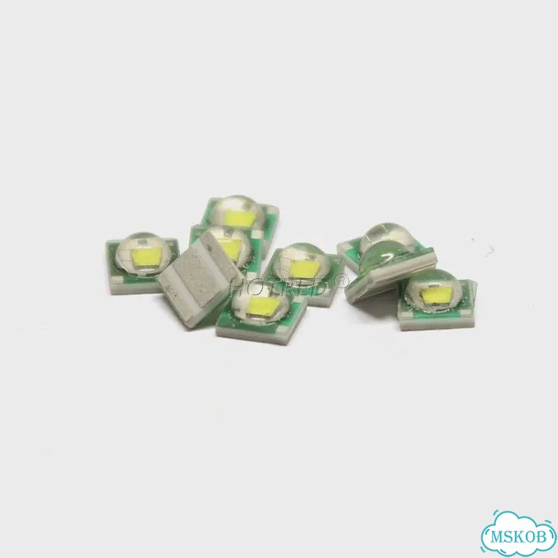 Светодиодные бусины HotRed 3535 XPE Cold White 10000K, On 20mm Aluminum PCB фото 2
