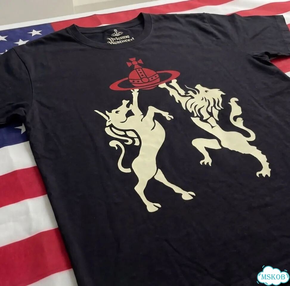 Футболка Vivienne Westwood Lion and Unicorn Orb фото 4