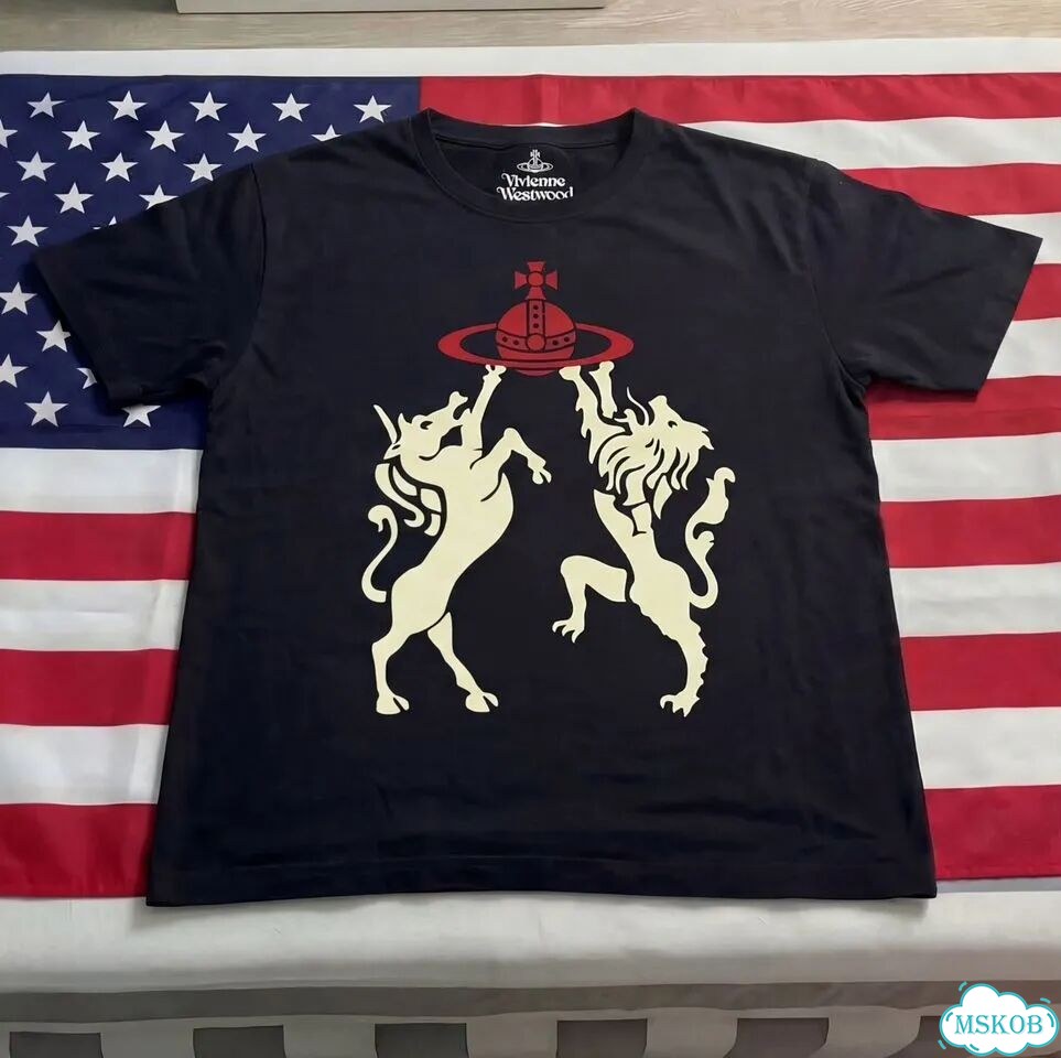 Футболка Vivienne Westwood Lion and Unicorn Orb фото 5