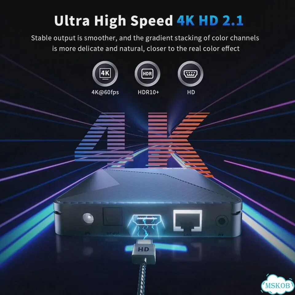 Vontar X88 Pro X5M тв-бокс Android 14 4К HDR фото 5