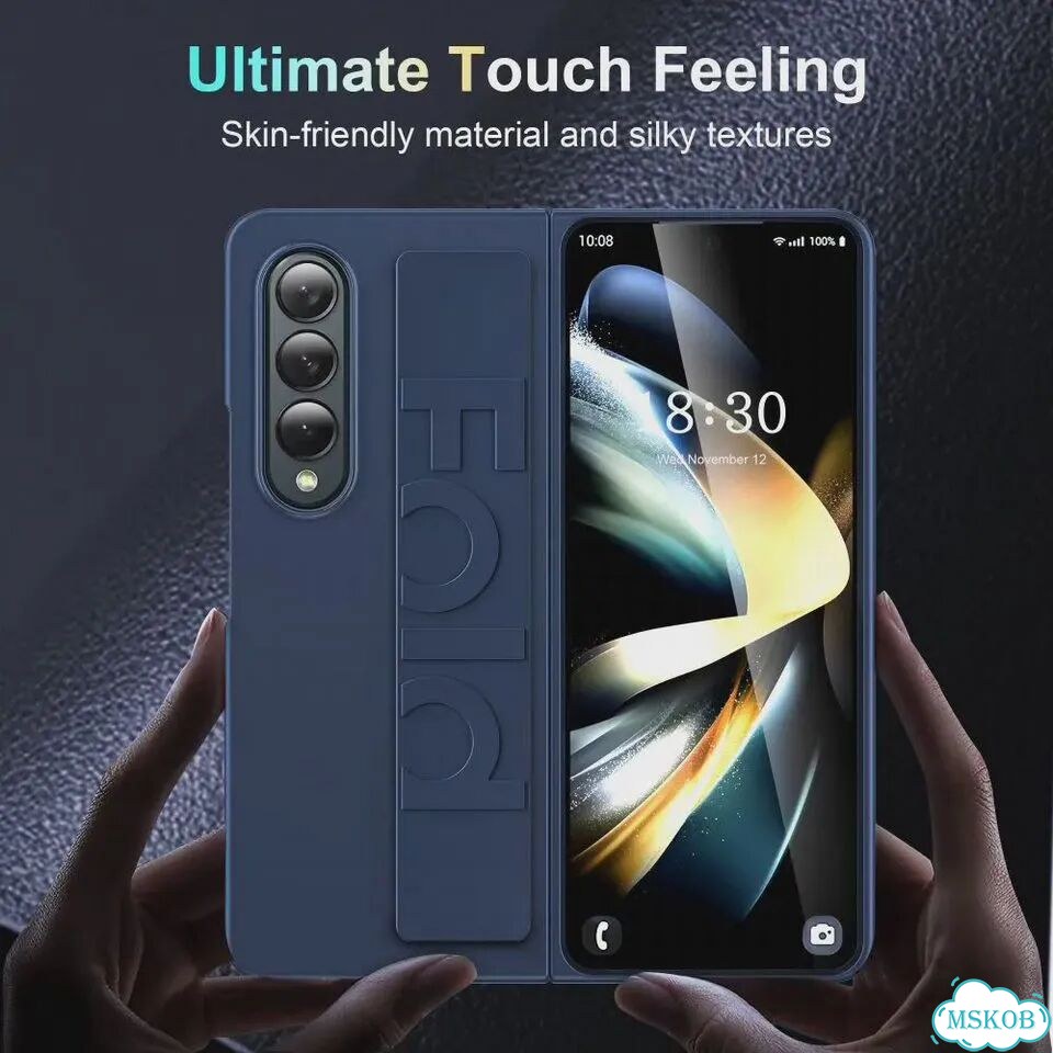 Чехол Samsung Galaxy Z Fold 3 Белый, матовый силикон фото 5
