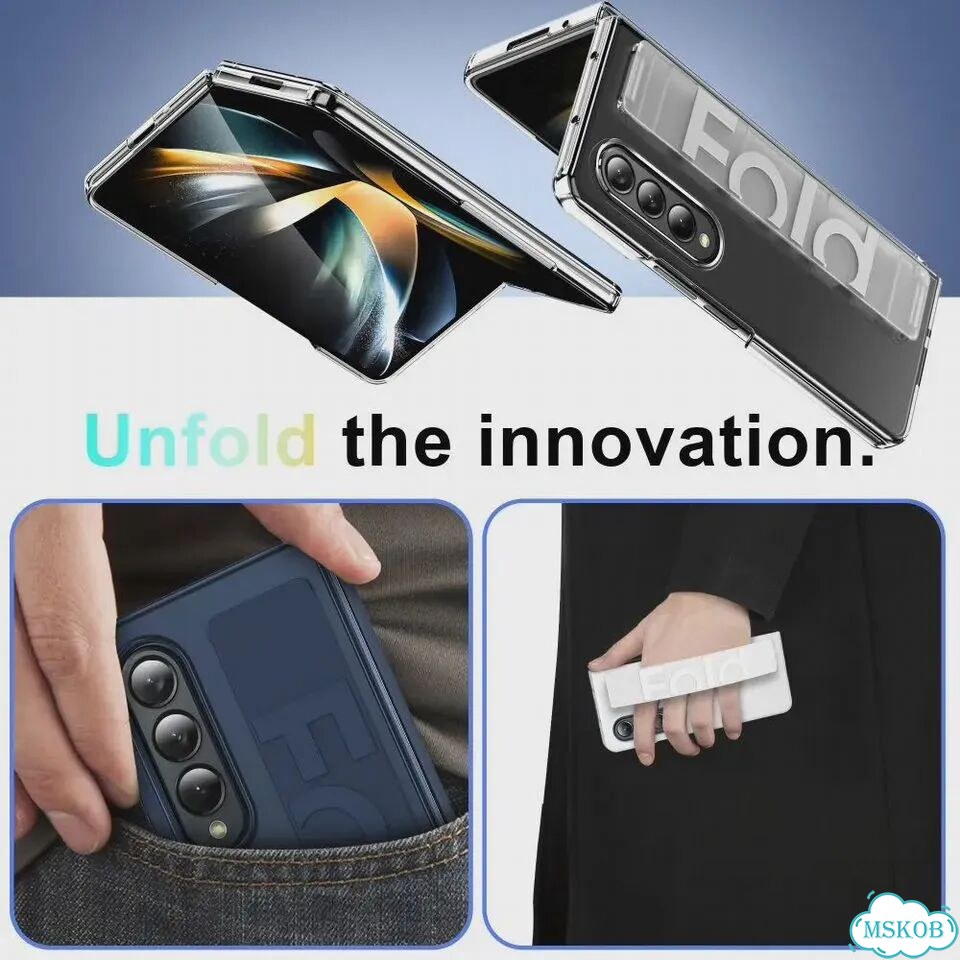 Чехол Samsung Galaxy Z Fold 3 Белый, матовый силикон фото 6
