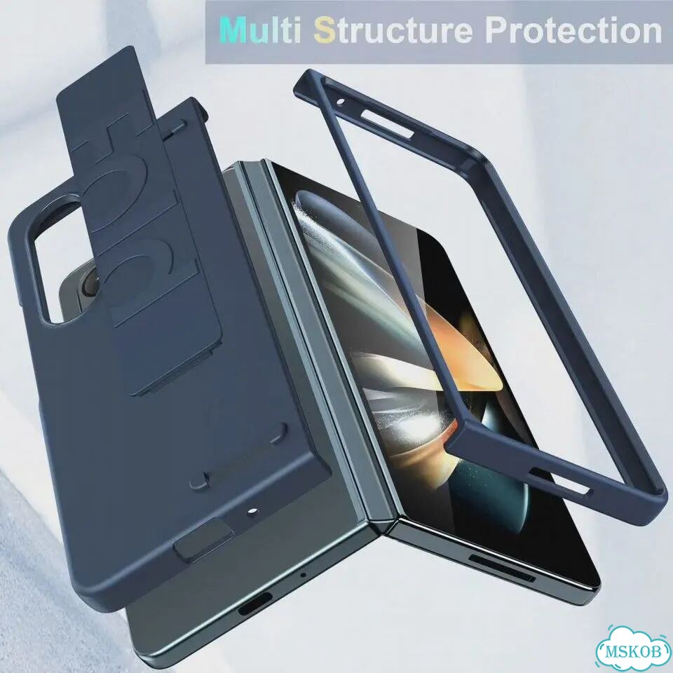 Чехол Samsung Galaxy Z Fold 3 Белый, матовый силикон фото 7