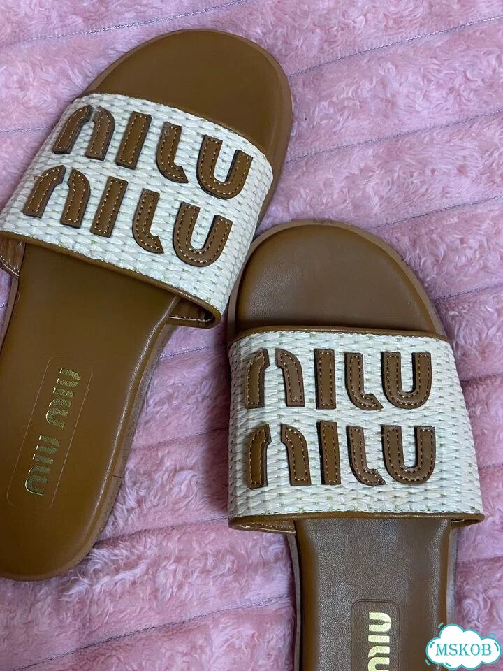 Босоножки коричневые miu miu type фото 3