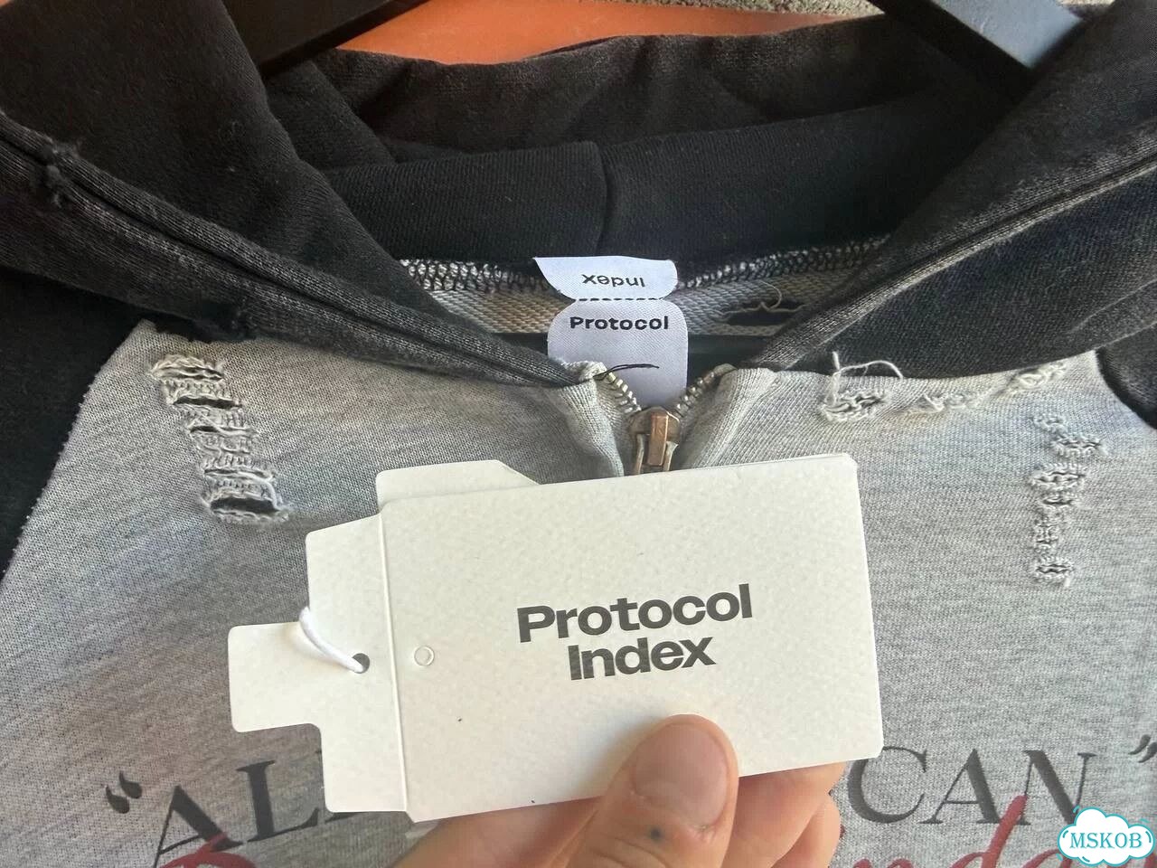 Зип худи protocol index фото 5