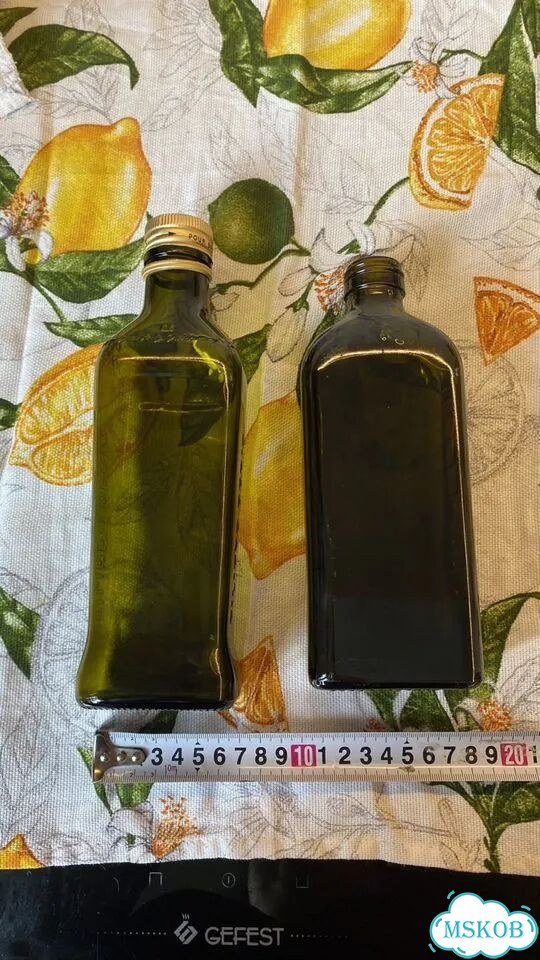 Бутылка из темного стекла для масла фото 10