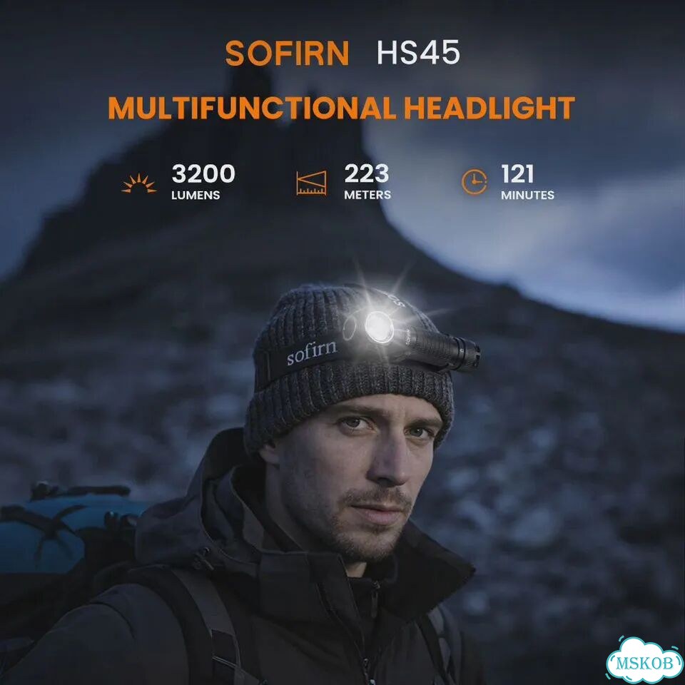 Налобный фонарь Sofirn HS45 3200 люмен фото 1