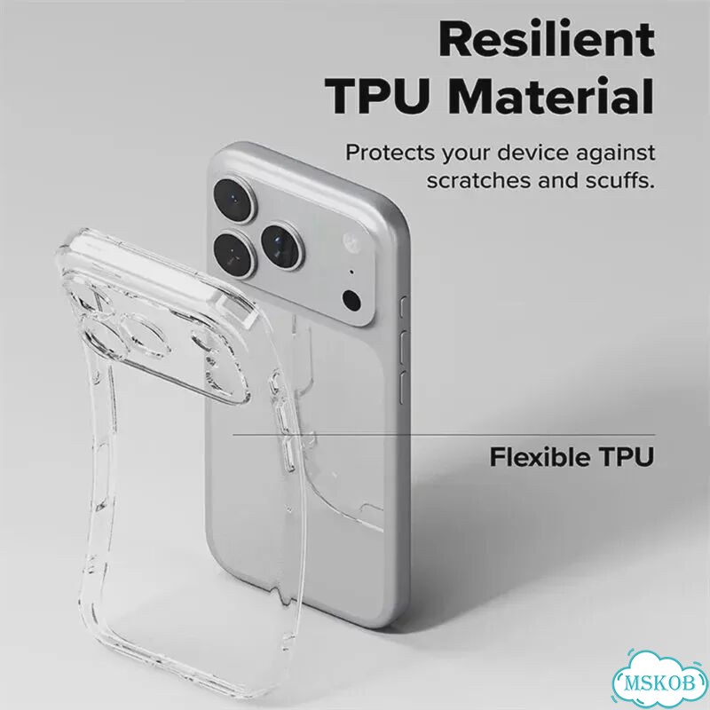 Ультратонкие прозрачные чехлы из тпу для iPhone 17, 16, 15, 14, 13, 12, 11 Pro Max Plus, 17 Air, 16E фото 3