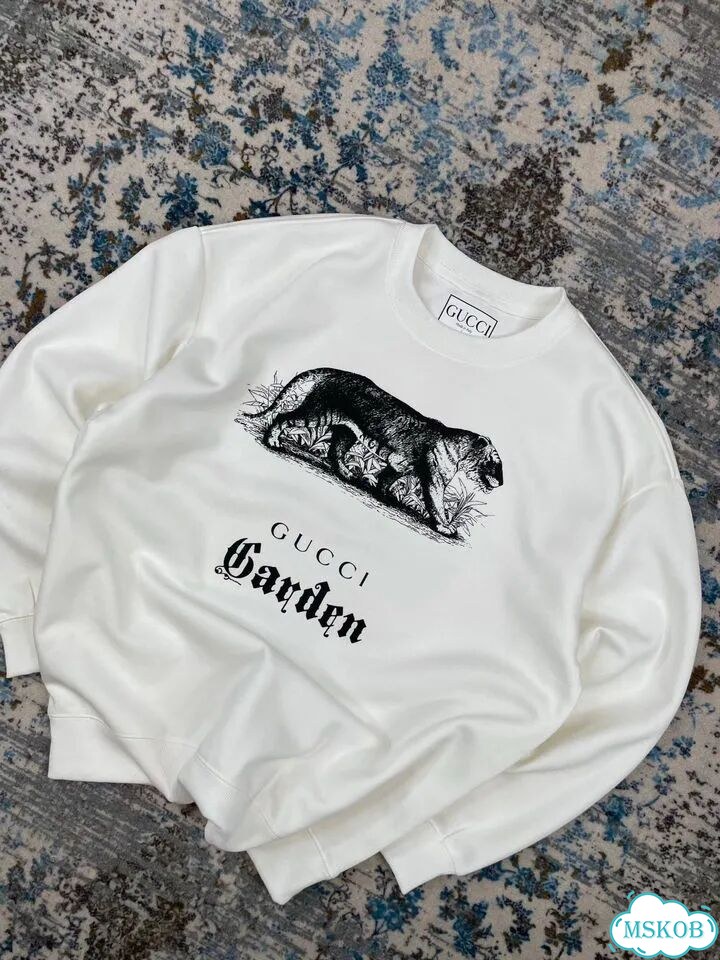 Свитшот Gucci Garden белый фото 4