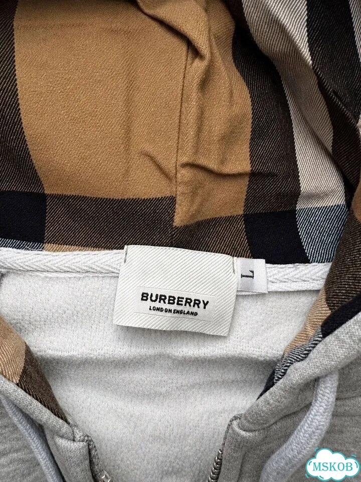 Зип худи Burberry oversize фото 10