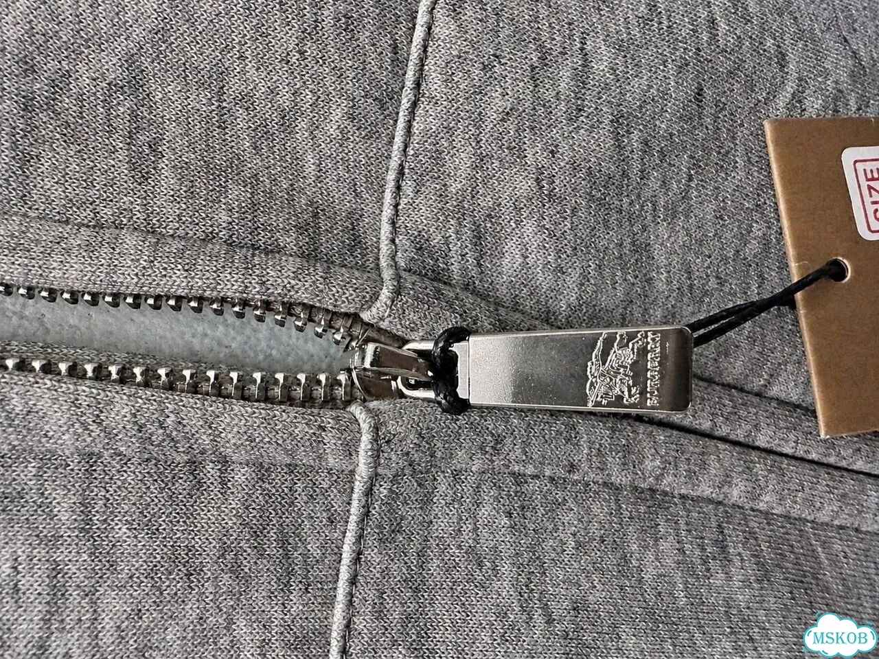 Зип худи Burberry oversize фото 7