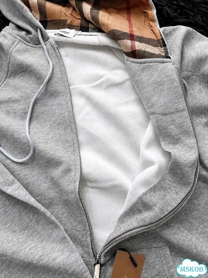 Зип худи Burberry oversize фото 8
