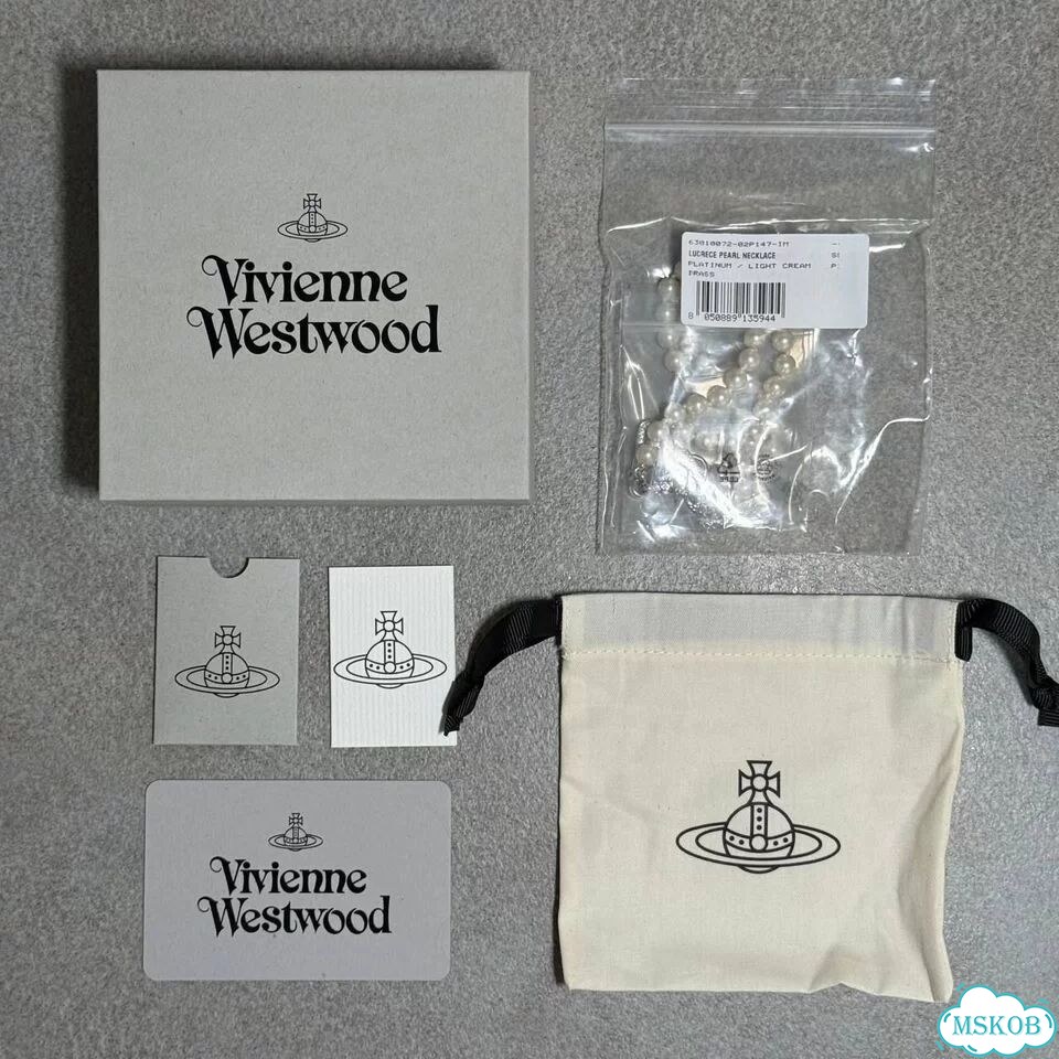 Vivienne Westwood Lucrece Pearl Necklace Подвеска фото 6
