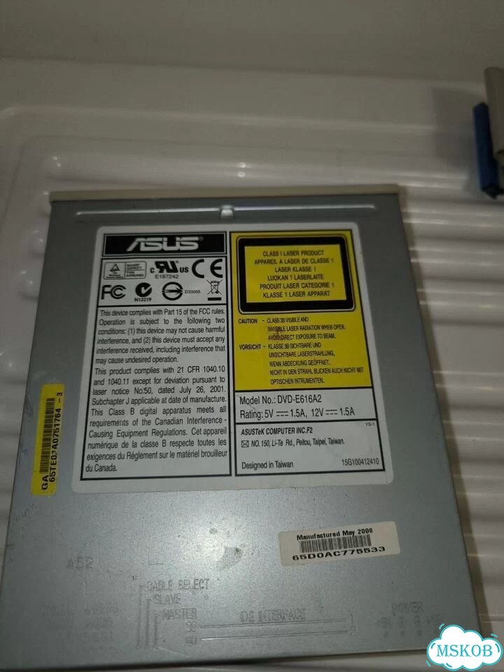 Dvd привод asus DVD-E616A2 фото 2