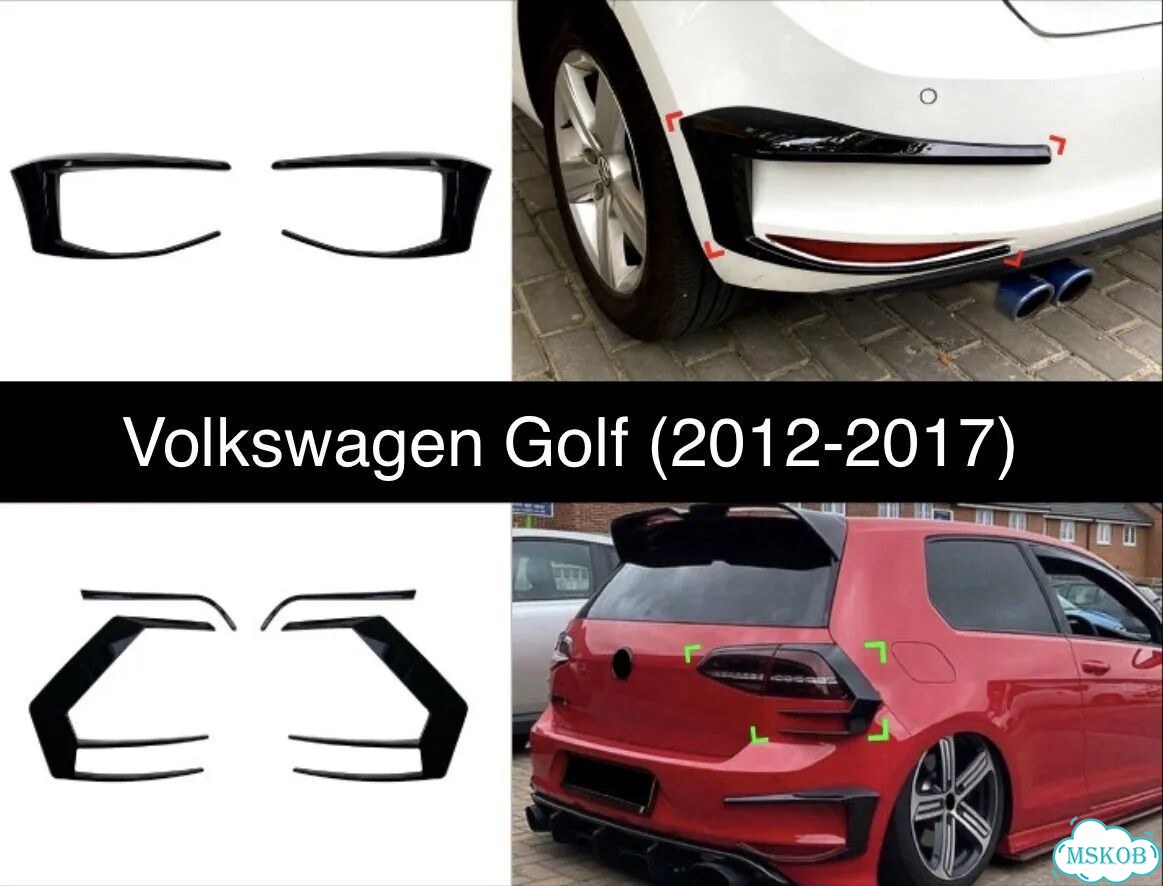 Накладки на задние фонари Volkswagen Golf 7 фото 1