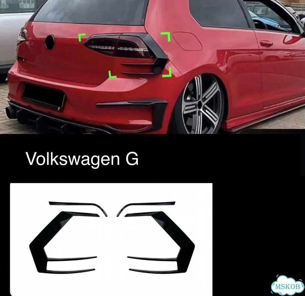 Накладки на задние фонари Volkswagen Golf 7 фото 5