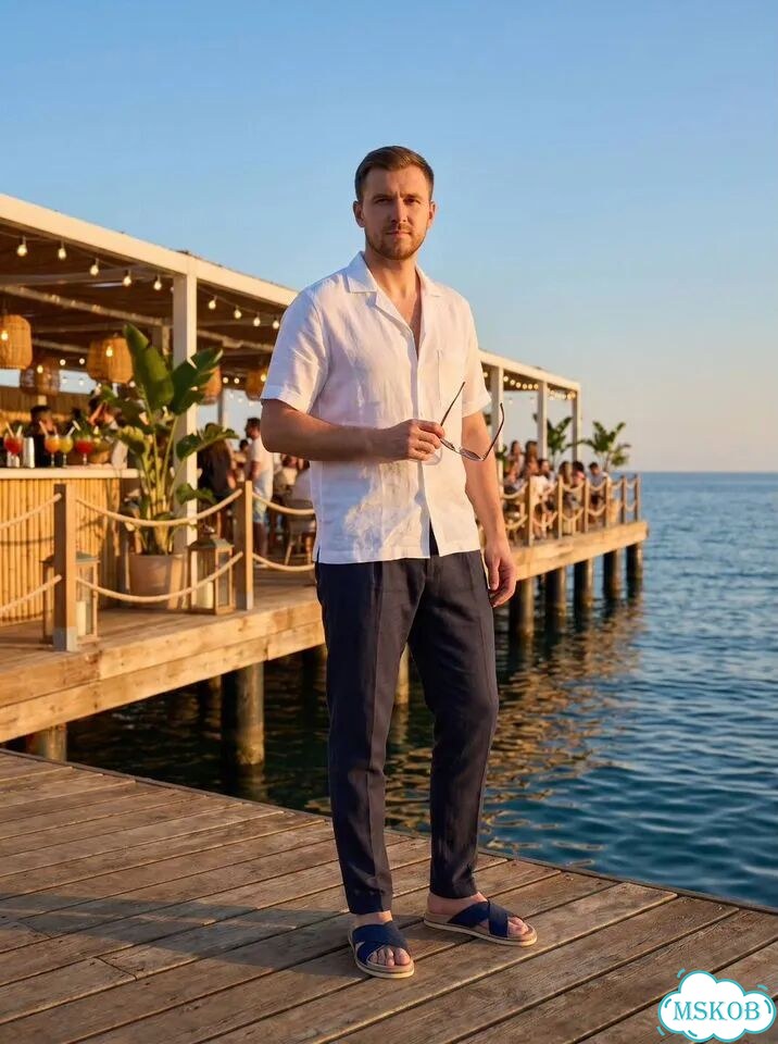 Рубашка мужская Loro Piana фото 4