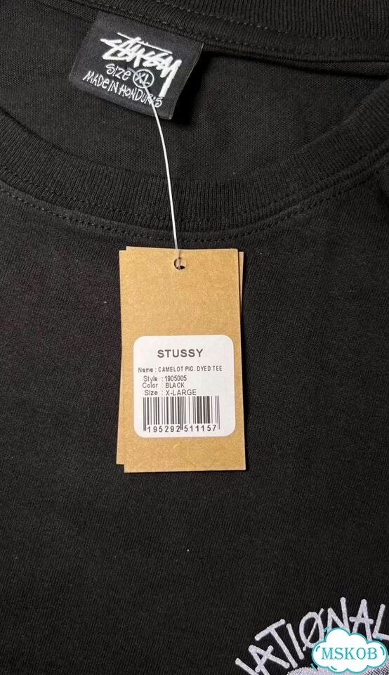 Футболка Stussy Camelot Pig. Dyed Tee Black фото 7