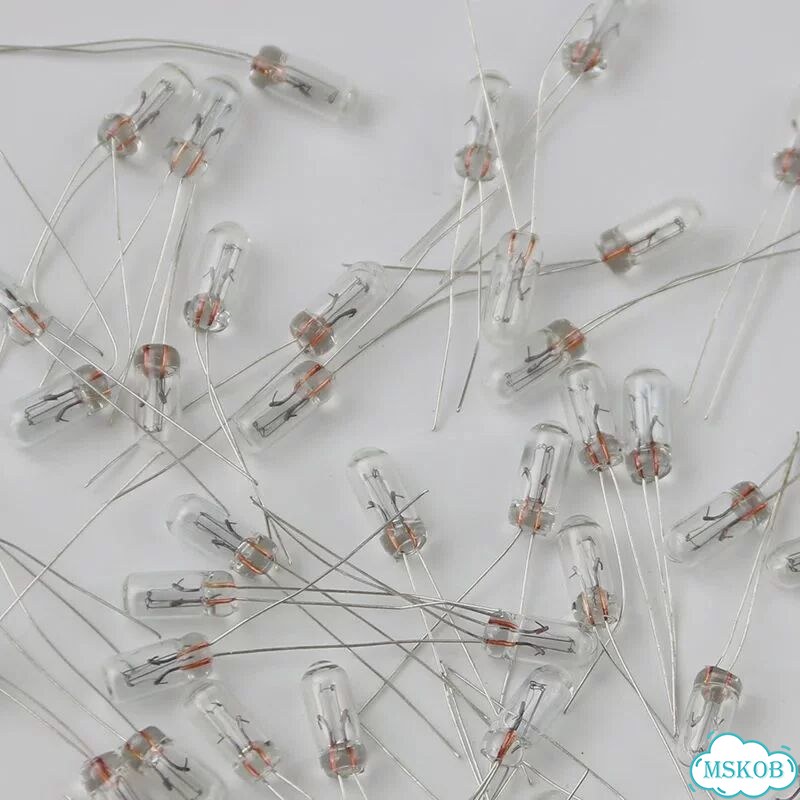 Auforalter мини лампочки накаливания Эдисон 25 шт 3 мм 6 В 9 В 12 В 24 В 3MM 25Pcs, 12V фото 6