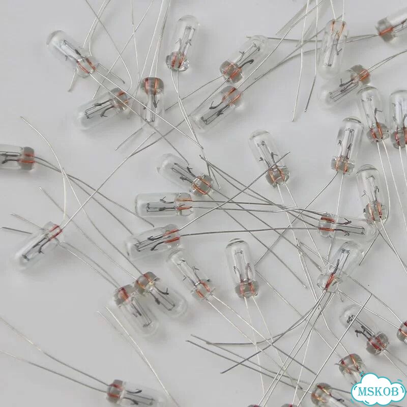 Auforalter мини лампочки накаливания Эдисон 25 шт 3 мм 6 В 9 В 12 В 24 В 3MM 25Pcs, 12V фото 7