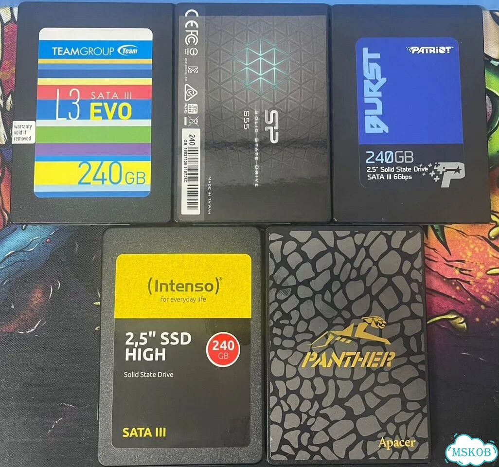 SSD накопитель Patriot Burst PBE240GS25ssdr 250gb фото 1