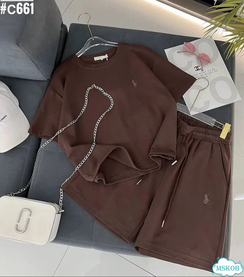 Костюм двойка polo с шортами фото 1