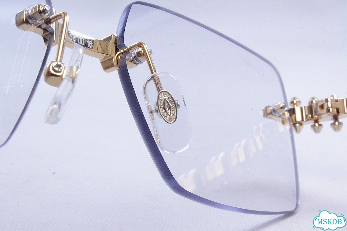 Оправа для очков Cartier Clash Gold фото 9