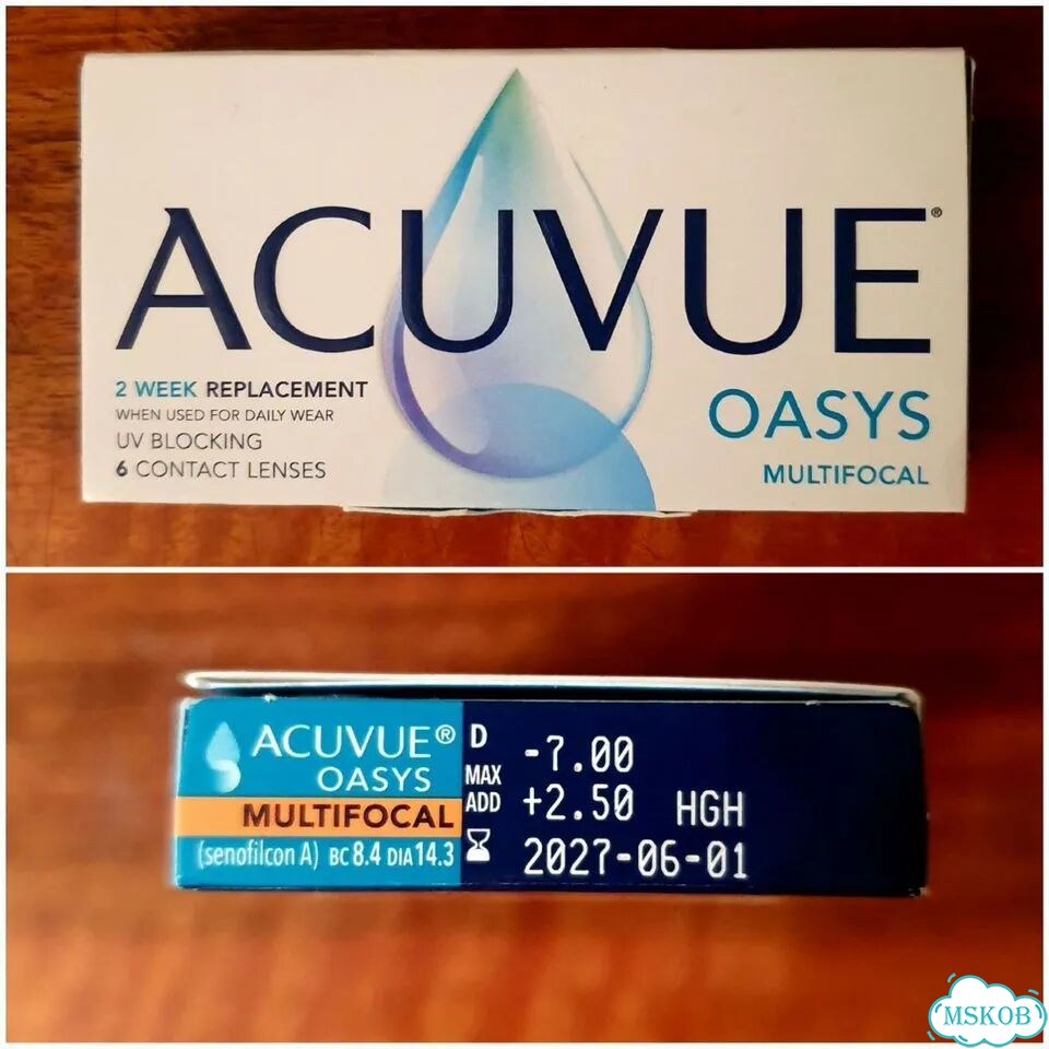 Контактные линзы Acuvue oasis multifocal-7.00 hgh фото 1