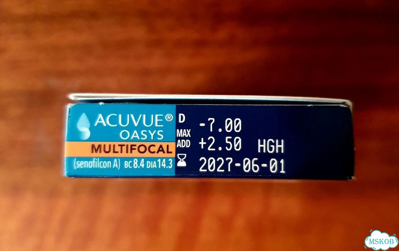 Контактные линзы Acuvue oasis multifocal-7.00 hgh фото 3