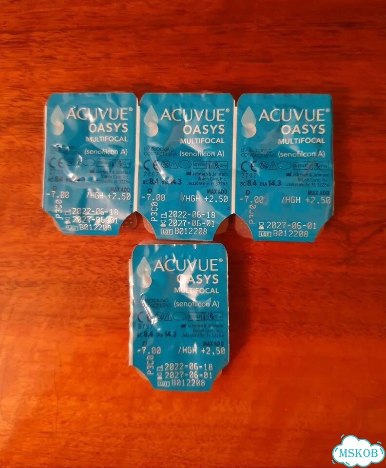 Контактные линзы Acuvue oasis multifocal-7.00 hgh фото 4