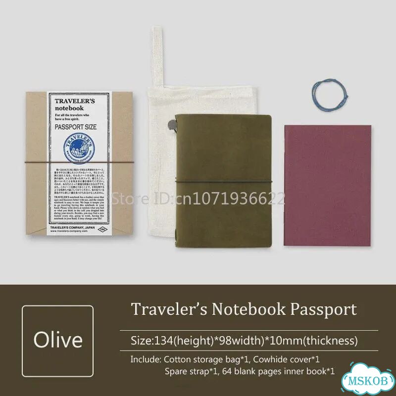Блокнот Traveler's Notebook Passport Olive фото 1