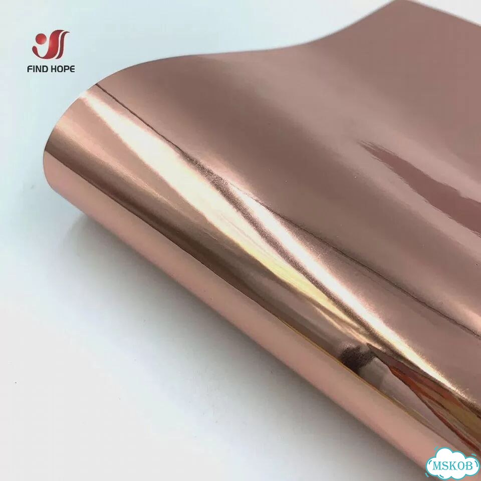 Самоклеящаяся виниловая пленка Metal Rose Gold фото 1
