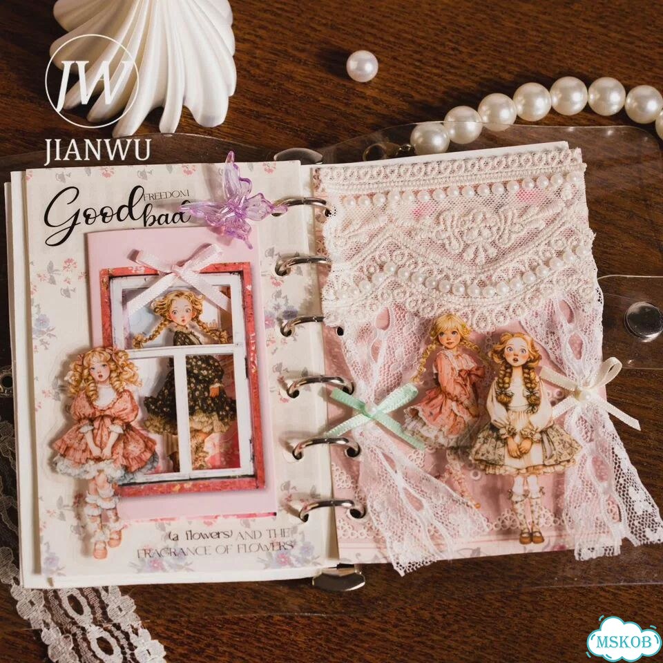 Наклейки Jianwu Sweet Dress Girl, TZB-txyzsn-04 фото 5