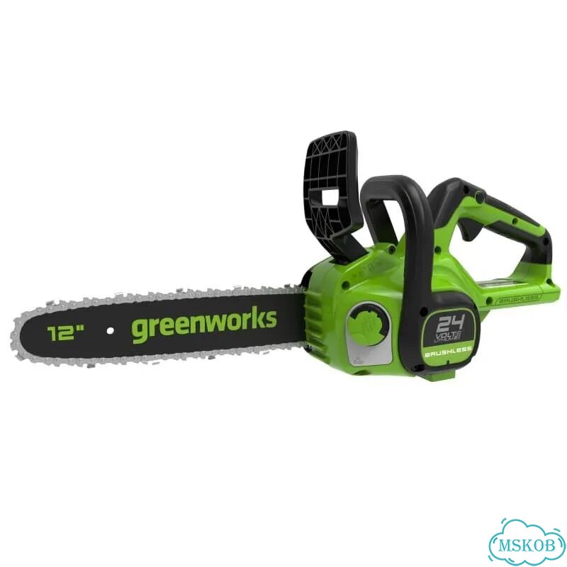 Цепная пила аккумуляторная Greenworks 24V, 30 см фото 2