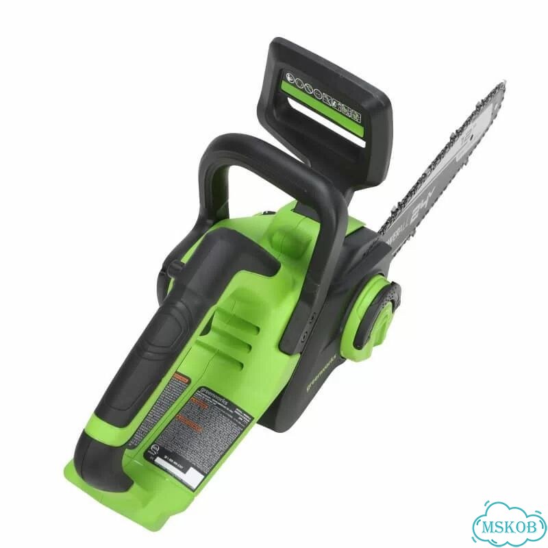 Цепная пила аккумуляторная Greenworks 24V, 30 см фото 3