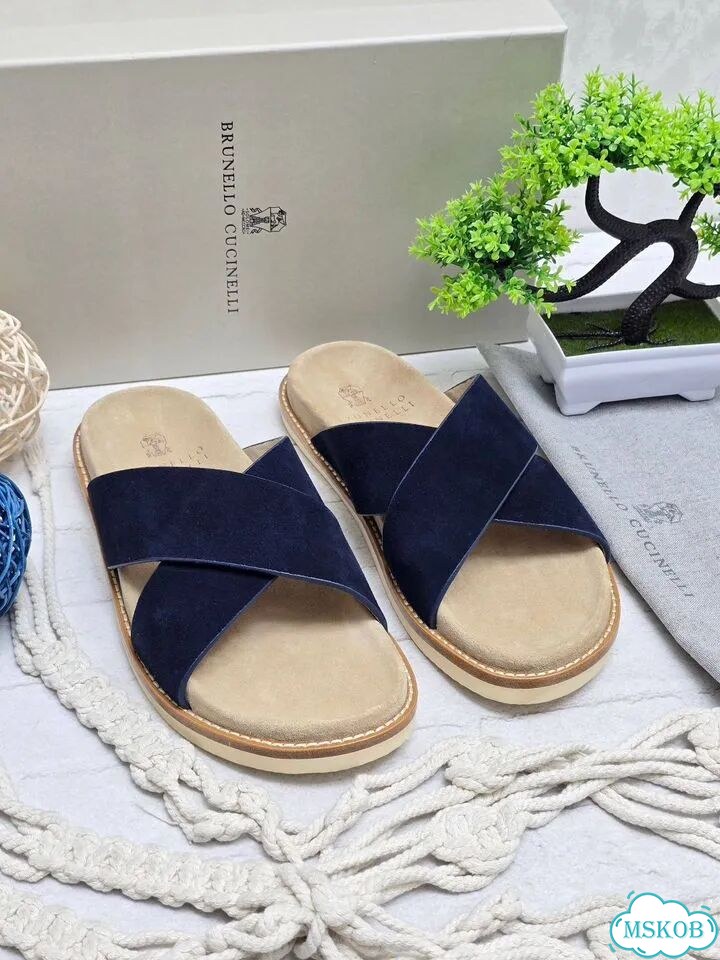 Шлепанцы мужские Brunello Cucinelli фото 1