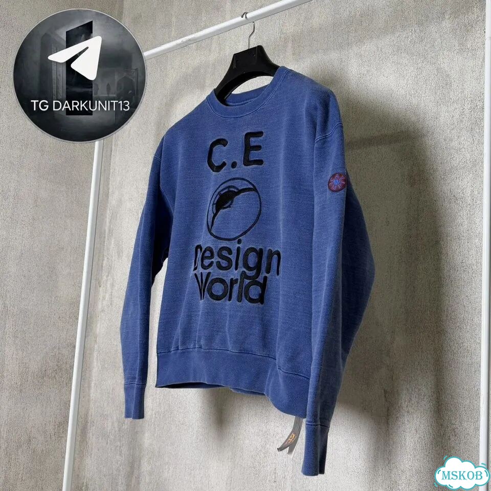 Свитшот Cavempt Design World (M) оригинал, новый фото 2