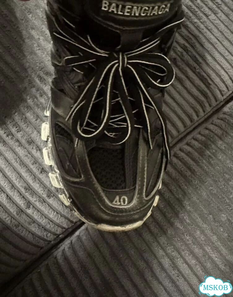 Balenciaga track faded black 40 фото 6