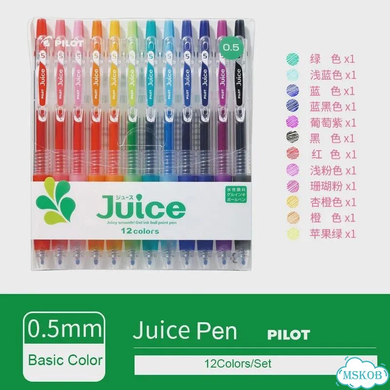 Pilot Juice Гелевые ручки 12 цветов, 0.5mm фото 1