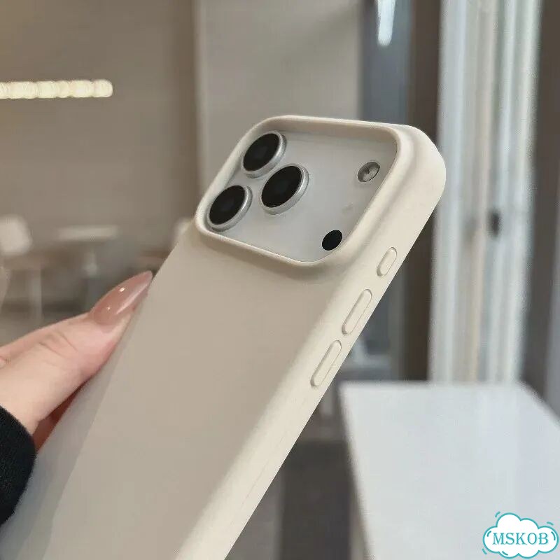 Розовый чехол для iPhone 14 Pro Max из жидкого силикона фото 5