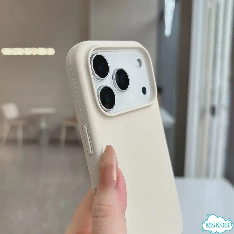 Розовый чехол для iPhone 14 Pro Max из жидкого силикона фото 6