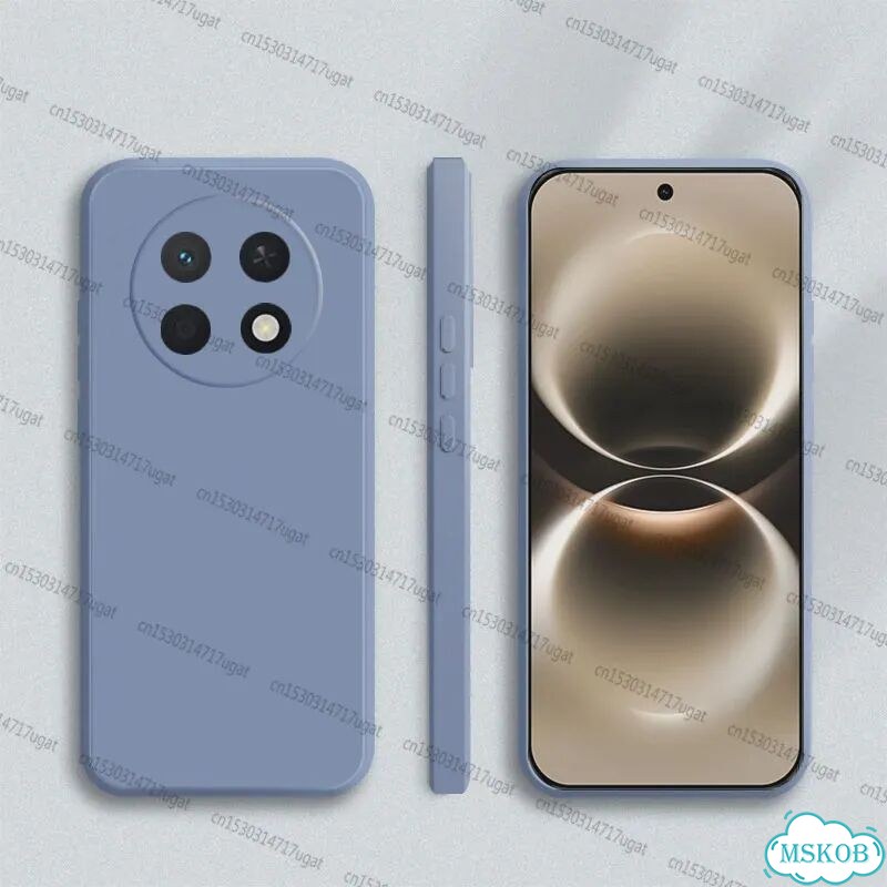 Чехол для Huawei Nova 15 Max, оригинальный чехол из жидкого Темно-синий, Blue, Huawei Nova 15 Pro фото 3
