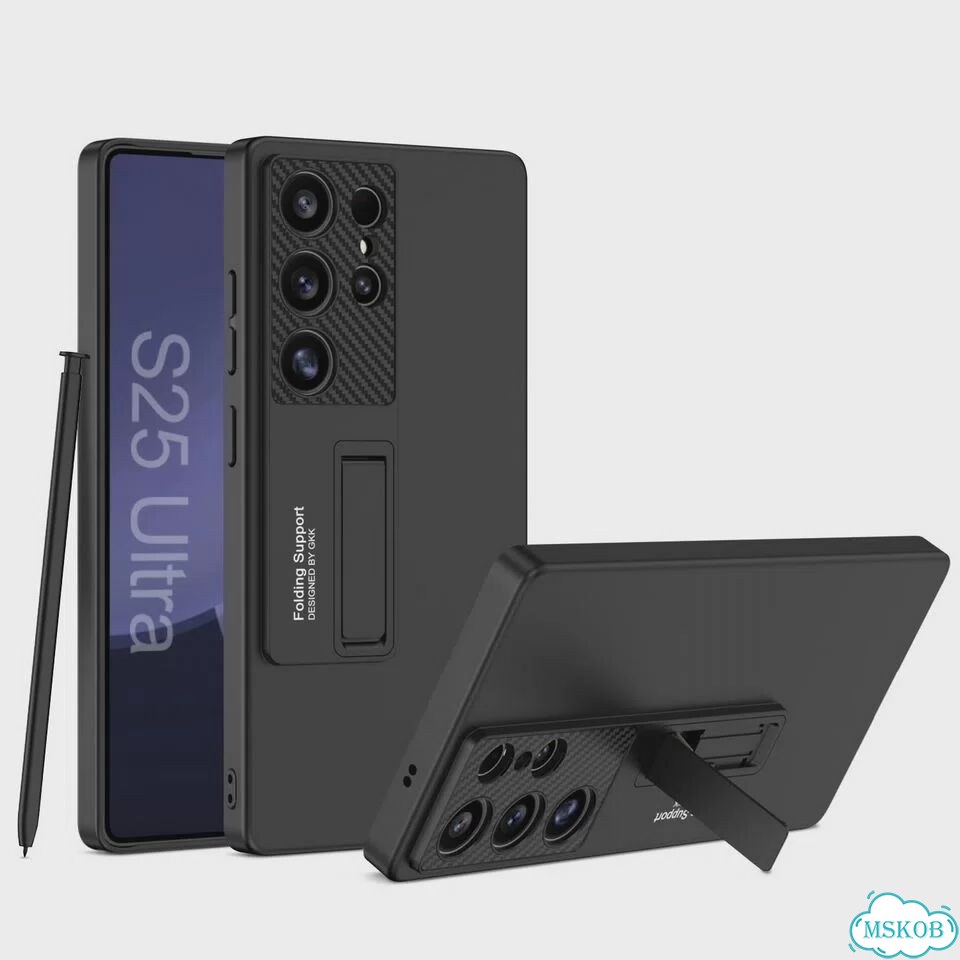 Ультратонкий защитный чехол-держатель для Samsung Galaxy S25, ультра Черный, For S25 Ultra, Black фото 1