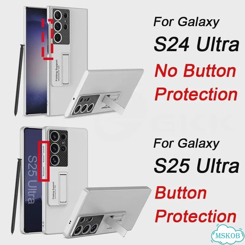 Ультратонкий защитный чехол-держатель для Samsung Galaxy S25, ультра Черный, For S25 Ultra, Black фото 3