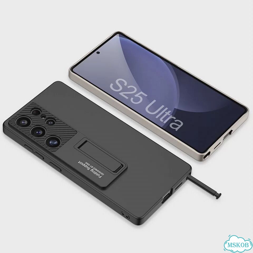 Ультратонкий защитный чехол-держатель для Samsung Galaxy S25, ультра Черный, For S25 Ultra, Black фото 5