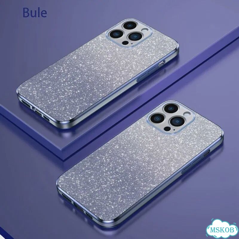Силиконовый чехол с блестящим блестящим покрытием для Apple iPhone 15 Розовый, For iPhone 13Pro Max фото 6