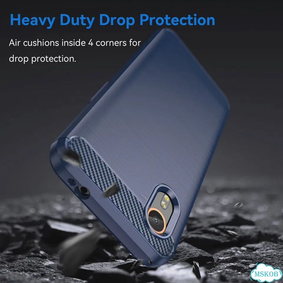 Тонкий силиконовый чехол для Samsung Galaxy XCover 7, мягкий чехол из углеродного волокна и тпу для фото 4