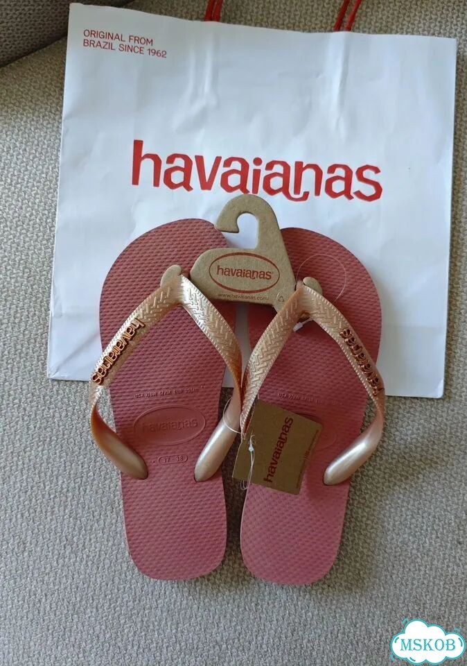 Новые Havaianas Metal Logo оригинал 37-38 фото 1
