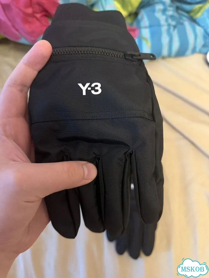 Перчатки Y3 zip оригинальные фото 2