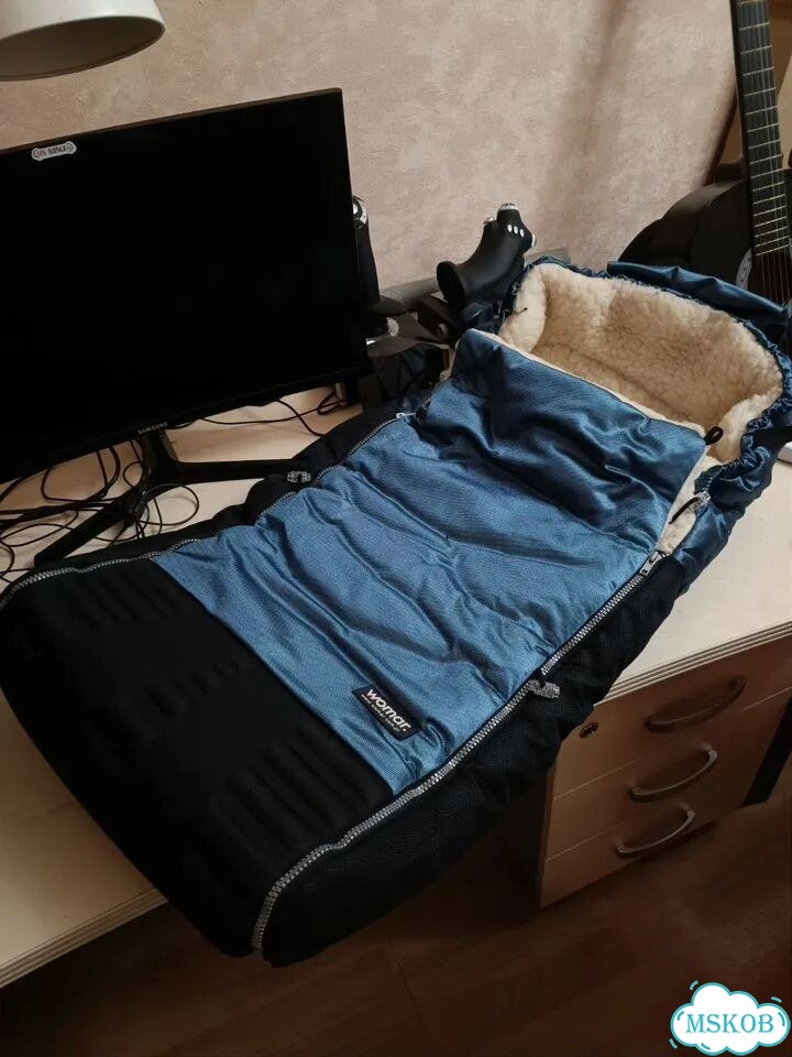 Womar зимний конверт в коляску овчина фото 1